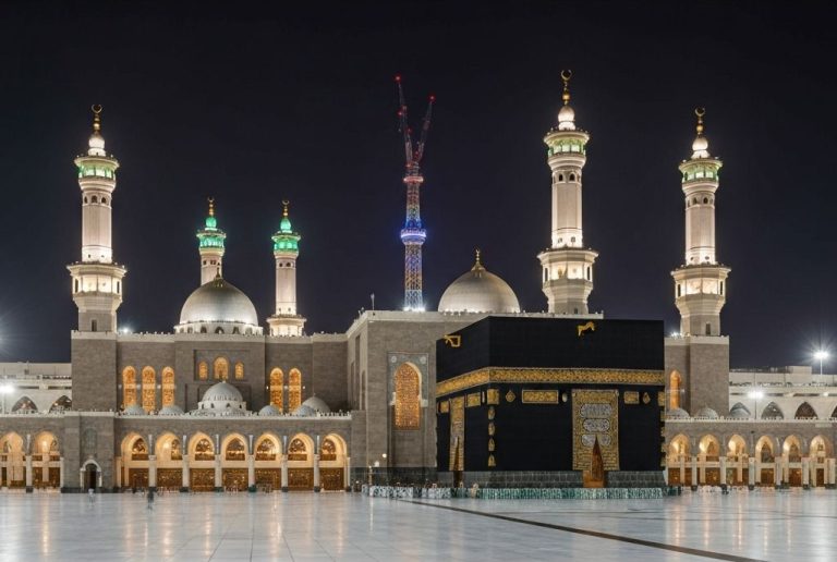masjid-al-haram-mosque-at-night-with-lights