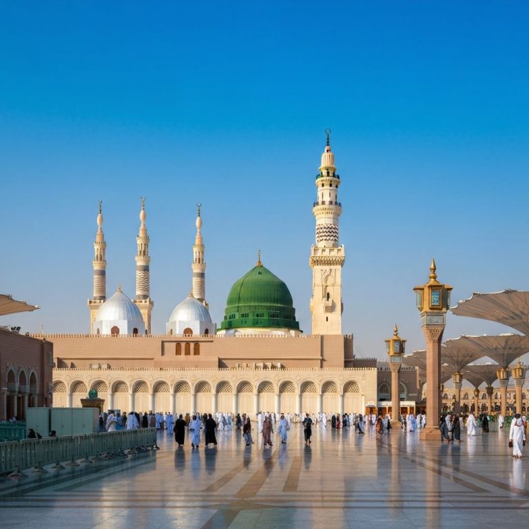 prophet-s-mosque-medina-with-green-dome